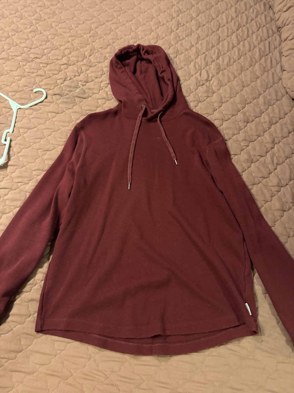 American Eagle Outfitters Men's Long Sleeve Hoodie - Maroon